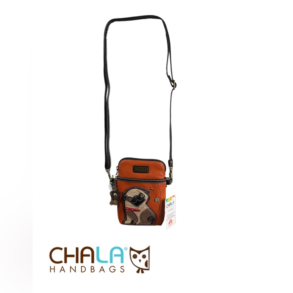 NEW Chala Pug crossbody Purse